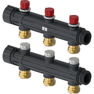Magna Verdeelstuk met klep 3x25
