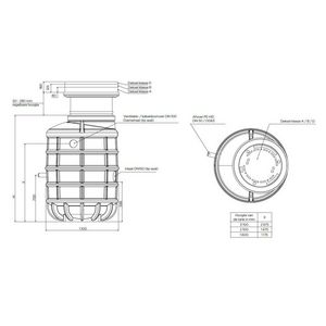 Opvoerinstallatie ondergronds Sanifos 3100 2 GR ZFS71.4 T