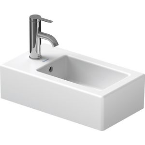 VERO #070225 fontein 250mm wit met kraangat met overloop