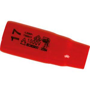 Geisoleerde buitenzeskantdop 3/8" lang SW10