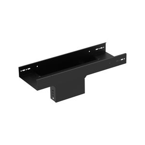 T-stuk kabelgoot wandstuk verticaal 200-200mm zwart KG281