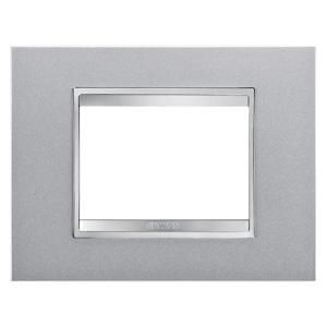 LUX PLAAT-VAN GELAKT TECHNOPOLYMEER-3 MODULE-TITANIUM