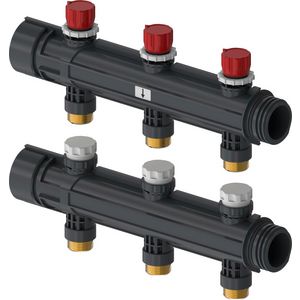 Magna Verdeelstuk met klep 3x3/4Euro