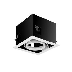 Toebehoren LUDOSPOT 111 vierkant cardan wit