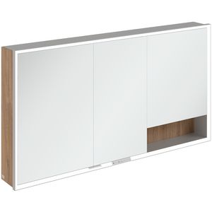 Opbouw Spiegelkast My View+ 1400x750x168mm Oak Kansas