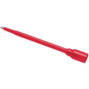 Geisoleerde binnenzeskantdop 1/2" extra lang 10mm