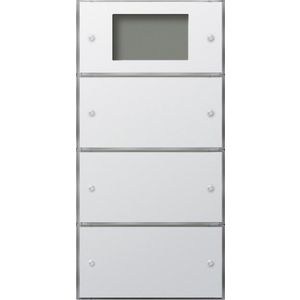 Tastsens.3 Plus 3-voudig (1+2) KNX Gira F100 zuiver wit