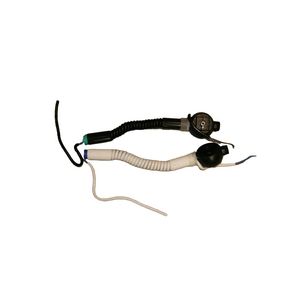 Trekpendel zwart 2x0,75 PVC + kap