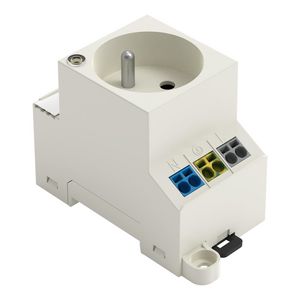 Contactdoos schakelkast voor draagrail- en schroefmontage
