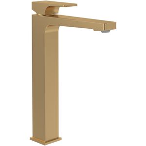 Eengreeps wastafelkr hoog Architectura Square Brushed Gold
