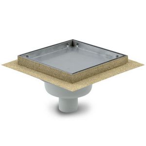 200x200mm ve vert/hori put RVS betegelbaar opzetst ou 50mm