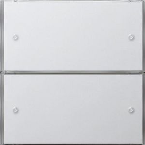 Tastsens.3 Komfort 2-voudig KNX Gira F100 zuiver wit