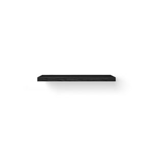Wooden Base Shelf solo X 120cm eiken black ophanging mat zw