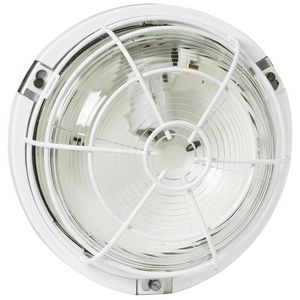 Wandlicht staal rond 100W