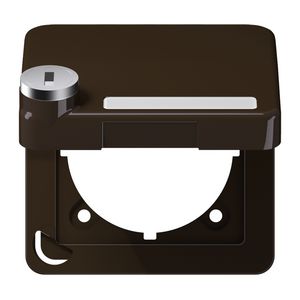 Klapdeksel CD500 bruin met slot