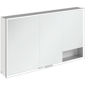 Opbouw Spiegelkast My View+ 1300x750x168mm Pure White