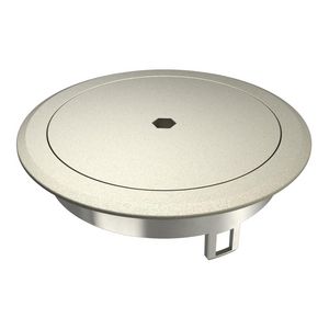 Blinddeksel met binnenzeskant zink vernickelt