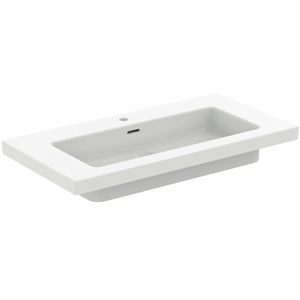 Vanity Wastafel 1010x510x150mm 1 kraangat overl silk wh extra