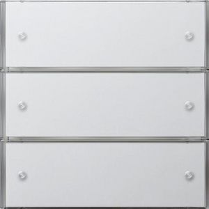 Tastsens.3 Komfort 3-voudig KNX Gira F100 zuiver wit