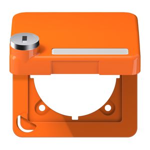 Klapdeksel CD500 oranje met slot
