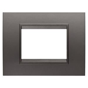 LUX PLAAT-VAN METAAL-3 MODULE-STAALGRIJS-BINNENFRAME