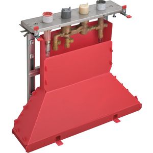 Axor inbouwdeel v.4-gats tegelrandthermostaat met Secuflex box