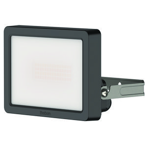 LED-straler zwart voor wandmontage 10watt schakelbare kleurtemperatuur 3000K of 4000K