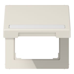 Klapdeksel LS990 wit met tekstvenster