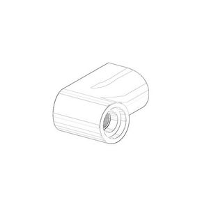 Houder voor reserverolhouder 65x25x73mm chr