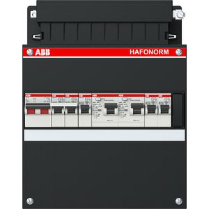 Groepenkast 3 groepen achter 2x30mA +F+HS 1-fase 1SPF006905F0271