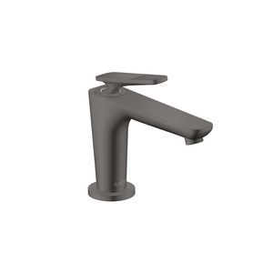 1-hendel fonteinmengkraan 90 Coolstart afvoerplug Cubic Cut greep brushed black chroom Citterio-C