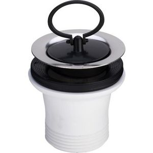 Afvoerplug 1.1/2"x70 762231 wit