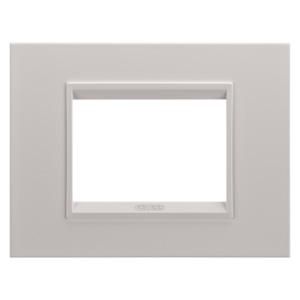 LUX PLATE-IN METAL-3 MODULES-MONOCHROME NATURAL BEIGE