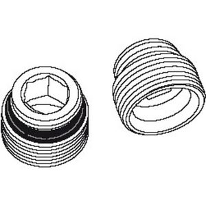 Set a 2st. Verloop RAUTITAN R1/2"-R3/4" euroconus