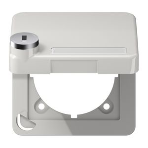 Klapdeksel CD500 licht grijs met slot