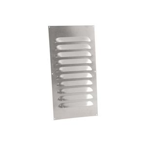 ALU schoepenrooster vlak model 250x450mm