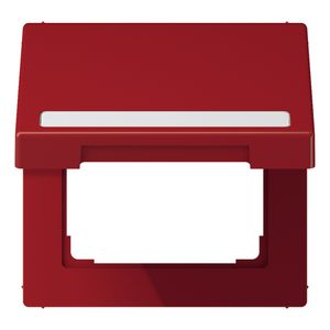 Klapdeksel LS990 rood met tekstvenster