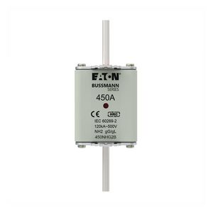 Zekering laagsp. 450A AC 500V NH2 gL/gG dubbele meld VVE=3