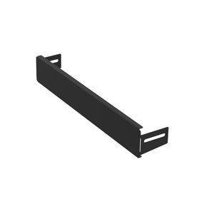 Eindschot vlak 400x60mm zwart KG281