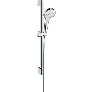 Croma Select S Vario Ecosmart glijstangset 650mm met slang 160cm wit/chroom