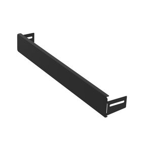 Eindschot vlak 500x60mm zwart KG281