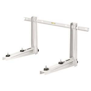 Wandbeugel MS230 wit schuifarmen 420x375mm met wandrail 800mm max. 140kg incl. bevestigingsmateriaal