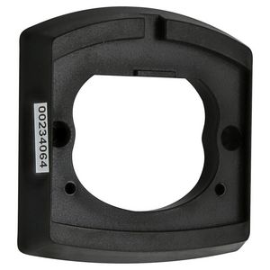 Koppelstuk LC zwart montage standaard inbouwdoos