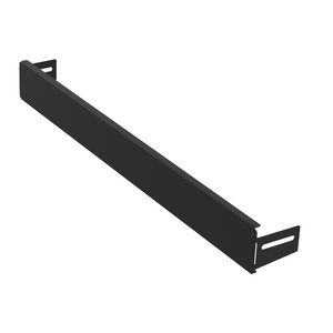 Eindschot vlak 600x60mm zwart KG281