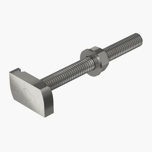 Hamerkopbout profielrail MS4121/4141 M10x100mm rvs VVE=20
