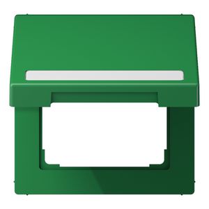 Klapdeksel LS990 groen met tekstvenster