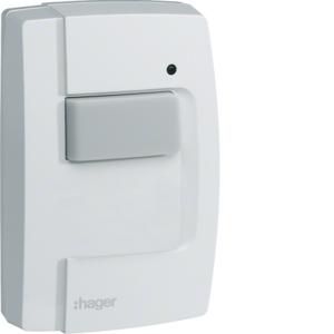 Drukschakelaar KNX-RF IP55 1-voudig batterijvoeding wit