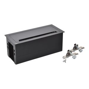 Deksel Top Access bureau aansluitunit 295mm zwart