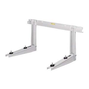 Wandbeugel MS257 wit schuifarmen 550x375mm met wandrail 800mm max. 140kg incl. bevestigingsmateriaal