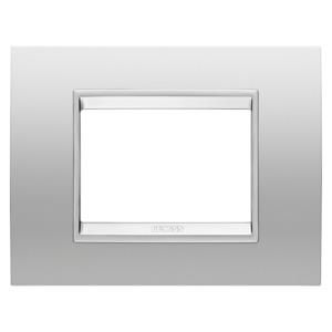 LUX PLAAT-VAN METAAL-3 MODULE-MAGNETISCH GRIJS-BINNE